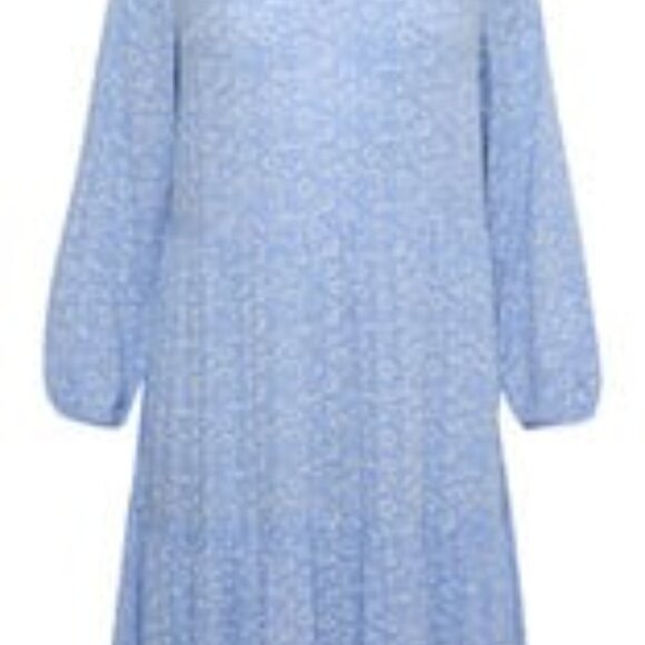 Kaffe Light Blue Floral Dress - Picture 6 of 7